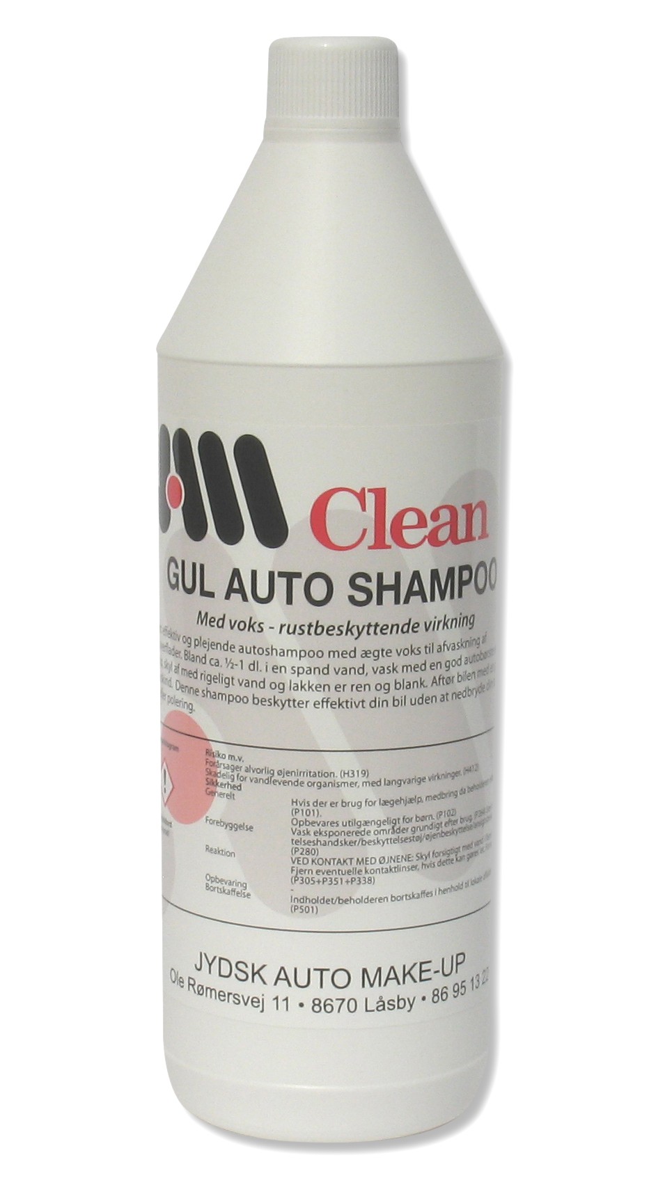 orientering fersken Musling Gul auto shampoo - Shampoo med voks - Plejende autoshampoo - Sæbe til biler  - Bilvask - Plejende bilshampoo - Autoshampoo