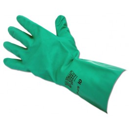 nitril handske, kraftige arbejdshandsker, kemikaliehandske,